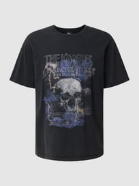 T-Shirt mit Motiv-Print von THE KOOPLES Grau / Schwarz - 7