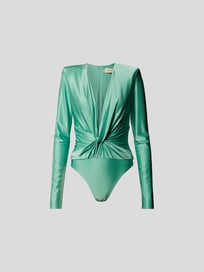 Body mit V-Ausschnitt von Alexandre Vauthier Blau / Türkis - 17