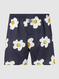 Boxershort van katoen met all-over motief 
 van Deal Blauw / turquoise - 12