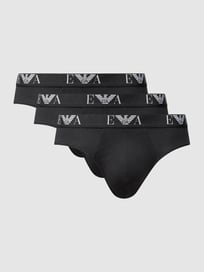 Set van drie slips van Emporio Armani Grijs / zwart - 9
