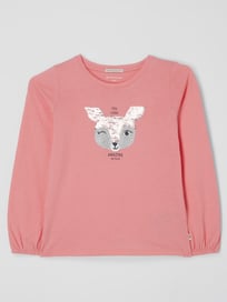 Longsleeve aus Baumwolle  von Tom Tailor Orange - 38