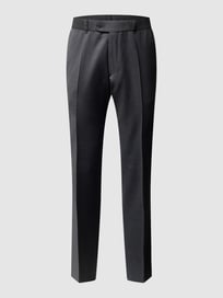 Regular Fit Anzughose aus Schurwolle von Carl Gross Grau / Schwarz - 28