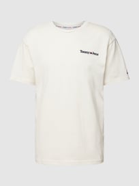 T-Shirt mit Label-Stitching von Tommy Jeans Weiß - 9