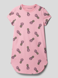 Pyjamabovendeel met all-over motief van Schiesser Roze - 5