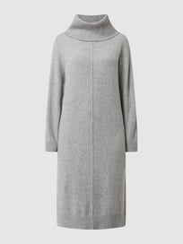 Gebreide jurk met wolgehalte  van Tom Tailor Grijs / zwart - 12