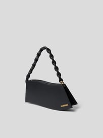 Handtasche mit Label-Applikation von Jacquemus Grau / Schwarz - 16