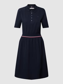 Jurk met polokraag van Tommy Hilfiger Blauw / turquoise - 8