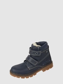 Boots in leerlook met voering van teddybont  van Tom Tailor Blauw / turquoise - 46