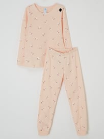 Pyjama van biologisch katoen  van SANETTA Roze - 8