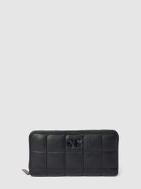Portemonnee in leerlook, model 'RE-LOCK QUILT WALLET' van CK Calvin Klein Grijs / zwart - 11