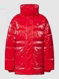 Gewatteerd jack met opstaande kraag van Calvin Klein Jeans Rood - 29