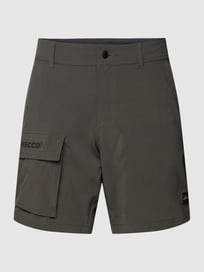 Korte cargobroek met labeldetail, model 'EASTON' van ONeill Grijs / zwart - 34