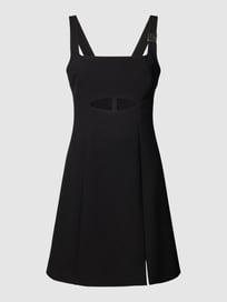 Mini-jurk met cut-out, model 'Kirma' van HUGO Grijs / zwart - 47
