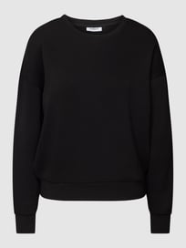 Sweatshirt mit überschnittenen Schultern Modell 'IMA' von MOSS COPENHAGEN Grau / Schwarz - 13