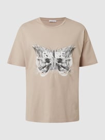 T-Shirt mit Print Modell 'Lion' von YOUNG POETS SOCIETY Weiß - 14