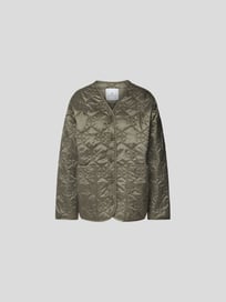 Steppjacke mit Label-Details von Anine Bing Grün - 30