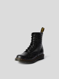 Schnürboots aus Leder von Dr.Martens Grau / Schwarz - 30