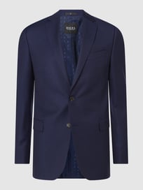 Modern Fit 2-Knopf-Sakko aus Schurwolle Modell 'Duncan' von DIGEL Blau / Türkis - 33
