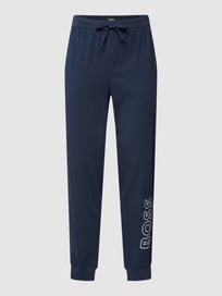 Sweatpants mit elastischen Abschlüsse Modell 'Identity' von BOSS Blau / Türkis - 31