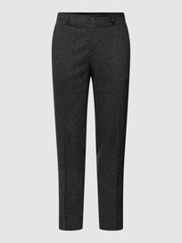 Hose mit seitlichen Eingrifftaschen von Selected Homme Grau / Schwarz - 34