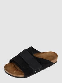 Sandalen van suède, model 'Kyoto'  van Birkenstock Grijs / zwart - 6