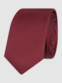 Krawatte aus reiner Seide (5 cm) von Monti Rot - 45