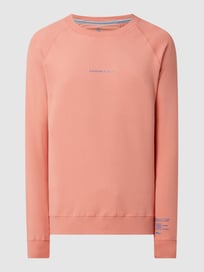 Sweatshirt aus Baumwolle mit Brust-Logo von Colours & Sons Orange - 8