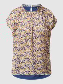 Shirt met contrasterende voorkant  van More & More Geel - 41