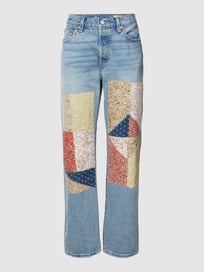Straight Fit Jeans mit Zierbesatz von Levi's® Blau / Türkis - 43