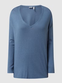 Pullover met kasjmiergehalte  van s.Oliver BLACK LABEL Blauw / turquoise - 34