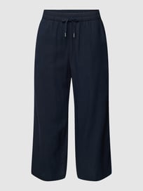 Stoffen broek met persplooien van Christian Berg Woman Blauw / turquoise - 45