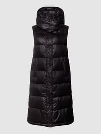 Weste mit Label-Details von Blauer Usa Grau / Schwarz - 42