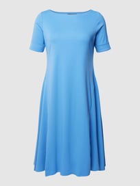 PLUS SIZE Sweatkleid mit Rundhalsausschnitt Modell 'MUNZIE' von Lauren Ralph Lauren Curve Blau / Türkis - 6