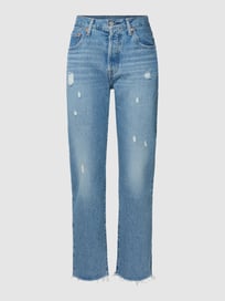 Straight Fit Jeans im Used-Look von Levi's® Blau / Türkis - 36