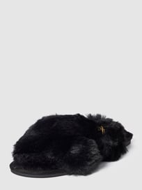 Pantoletten aus Kunstfell von Lauren Ralph Lauren Grau / Schwarz - 14