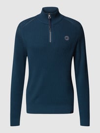 Troyer in Strick-Optik von Lerros Blau / Türkis - 34