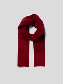 Schal aus Lammwolle von Le Bonnet Rot - 15