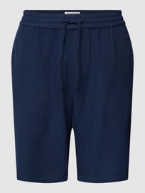 Sweatshorts met structuurmotief van JAKE*S STUDIO MEN Blauw / turquoise - 32