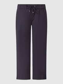 Culotte met stretch, model 'Pia'  van Toni Dress Blauw / turquoise - 46
