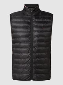 Steppweste mit Stehkragen - wasserabweisend  von Tommy Hilfiger Grau / Schwarz - 22