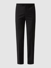 Super slim fit smokingbroek met scheerwol, model 'Cifestivo'  van Cinque Grijs / zwart - 2