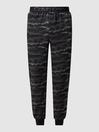 Pyjama-Hose mit Camouflage-Muster  von Calvin Klein Underwear Grau / Schwarz - 47