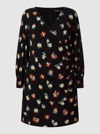 PLUS SIZE jurk in wikkellook  van Lauren Ralph Lauren Curve Grijs / zwart - 41
