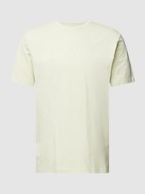 T-Shirt mit Label-Print von Marc O'Polo Grün - 4