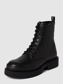 Schnürboots mit Label-Details von ARMANI EXCHANGE Grau / Schwarz - 10