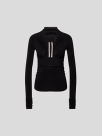 Longsleeve mit Cut Out von Rick Owens Grau / Schwarz - 23