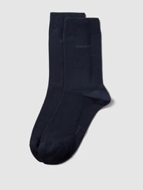 Sokken van biologische katoenmix in een set van 2 paar  van Esprit Blauw / turquoise - 45