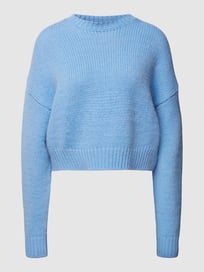 Gebreide pullover met ronde hals - Ann-Kathrin Götze X P&C van Ann-Kathrin Goetze X P&C Blauw / turquoise - 13