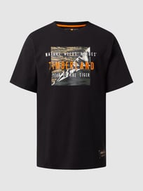 T-Shirt aus Bio-Baumwolle von Timberland Grau / Schwarz - 29