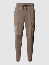 Sweatpants met labelprint van Nike Groen - 4